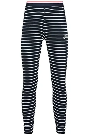 Odlo Enfant Pantalon long fonctionnel avec imprimé à rayures ACTIVE WARM ORIGINALS ECO