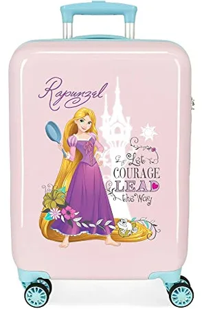 Disney Princesses Valise de cabine rose 38 x 55 x 20 cm rigide ABS Fermeture à combinaison latérale 34 l 2 kg 4 roues doubles