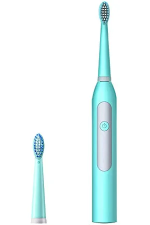 kabinga Électrique, alimenté par 2 Piles AA, Dents ultrasoniques automatiques, avec 2 têtes de Brosse, , Unisex-Adult, M