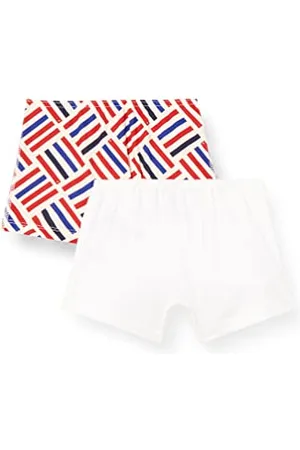 Petit Bateau Lot de 2 Shorties Petite Fille en Coton 4 Ans