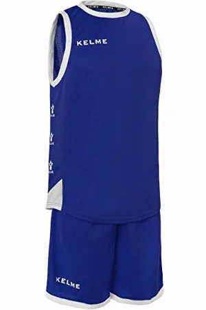 kelme Équipe Basket Vitoria Ensemble équipe, Homme M Bleu Roi/Blanc