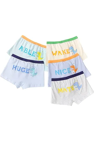 LITTLE HAND Boxersports bébé garçon sous - vêtements Enfants sous - vêtements 5 pièces Coton 3-4 Ans Dinosaure Taille 104-110