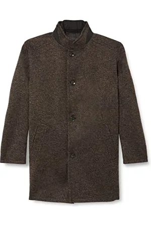 Bugatti 228728-24071 Manteau en Laine, , 50 Homme