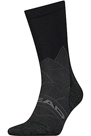 Head UNISEX HIKING SOCK 1P - C: black/red_ T: 39/42