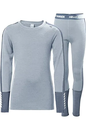 Helly Hansen Junior unisexe Jr Lifa Merino Midweight Set 16 Blanc et crème