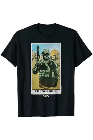 Call of Duty : Modern Warfare 2 The Soldier Desert Card T-Shirt