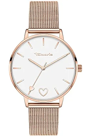 Tamaris Femmes Analogique Quartz Montre avec Bracelet en Acier Inoxydable TT-0026-MQ