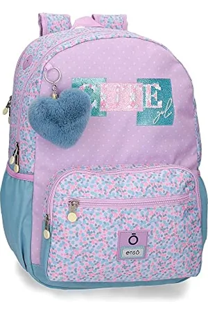 Enso Cute girl Sac à dos scolaire pour ordinateur portable 15.6" Violet 32x42x14 cms Polyester 18.82L