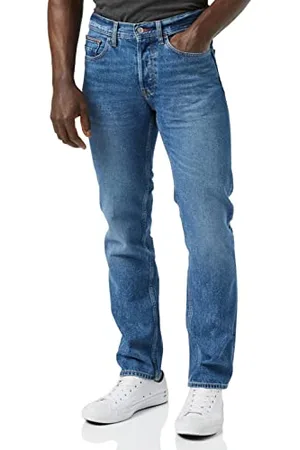 Tommy Hilfiger Straight Denton Rgd Ind Jeans, , 33 W/34 L Homme
