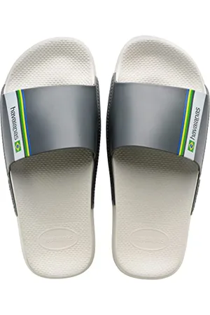 Havaianas Slide Brasil, Slide Unisexe Adultes, blanc, 37/38 EU
