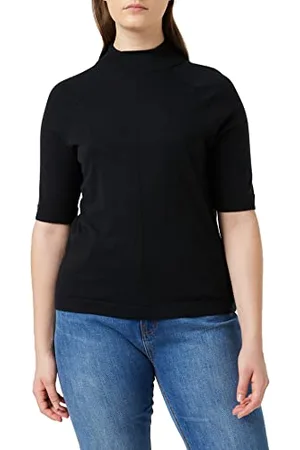 Falke Rollneck T-SH Pullover Femme, Black, FR : L (Taille Fabricant : L)