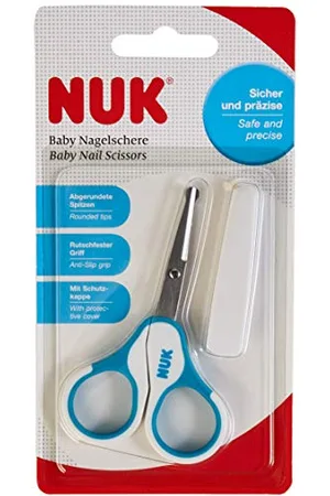 NUK Paire de Ciseaux Manucure pour Bébé Sûr et Précis