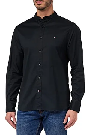 Chemise col mao homme tommy hilfiger hot sale