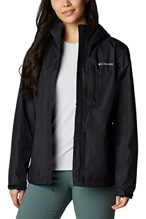 Columbia Pouring Adventure Jacket, Veste De Pluie Imperméable Femme, Black, Taille XS
