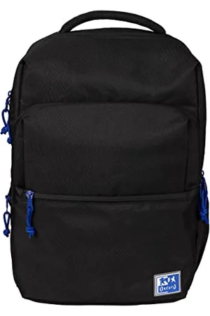 Oxford B-Ready, Sac à dos scolaire unisexe, 18 L, 42 m, poche rembourrée pour ordinateur portable, polyester recyclé RPET, , , 42x30x15cm, Décontracté