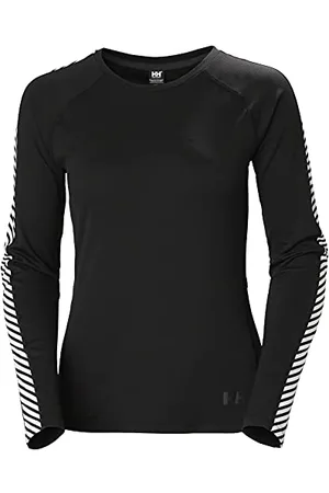Helly Hansen W LIFA Active Stripe Crew Womens Black, Taille L