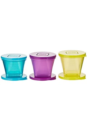 NUK 10255183 Fresh Foods Contenants pour aliments pour bébé 3 tailles