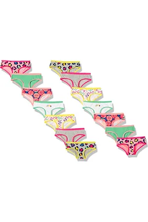 Amazon Culotte Hipster Fille, Lot de 14, , 5 Ans
