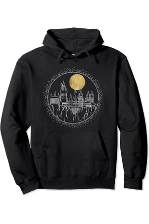 Harry Potter Hogwarts Full Moon Line Art Sweat à Capuche