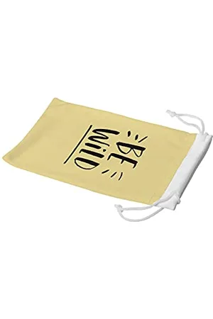 Bonamaison Imprimé Numériquement Lunettes Étui avec Cordon ​de Serrage, 100% Coton, Sac Lunettes, Pochette à Lunettes, 1 Pièce, Taille: 11x19 Cm