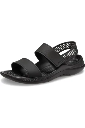 Crocs Femme LiteRide 360 Sandal W Sandales, Black, 34/35 EU