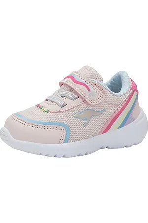 KangaROOS Garçon Unisex Kinder KY-Motley EV Basket, Rose givré, Bleu Ciel, 21 EU