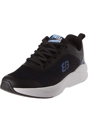 BRUTTING Homme Jumper de Base Chaussures de Running, Noir/Bleu, 41 EU
