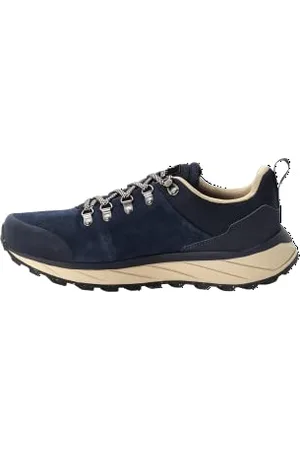 Jack Wolfskin Homme TERRAVENTURE URBAN LOW M Chaussure de Marche, Dark Bleu / Beige, 39.5 EU