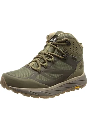 Jack Wolfskin Homme TERRAVENTURE TEXAPORE MID M Chaussure de Trail, Marron / Beige, 42.5 EU
