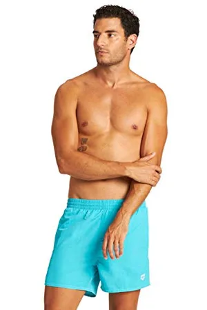 Arena Short de Bain Homme Bywayx, Short de Bain en Tissu à Séchage Rapide, avec Poches Latérales et Slip Intérieur en Filet