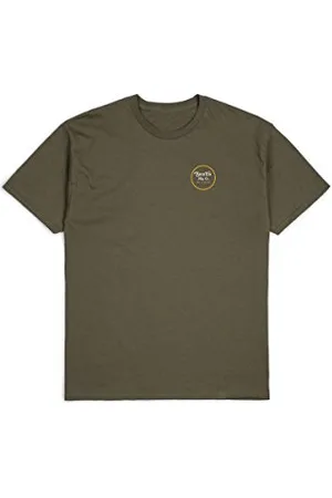 Brixton Wheeler Homme Apparel II S/S stnd Tee S Oliv
