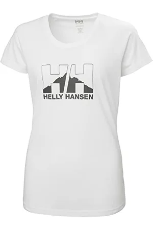 Helly Hansen W Nord Graphic Drop T-Shirt White Womens XS
