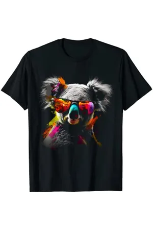 @n!mal Koala Lunettes de soleil colorées Motif animal koala T-Shirt