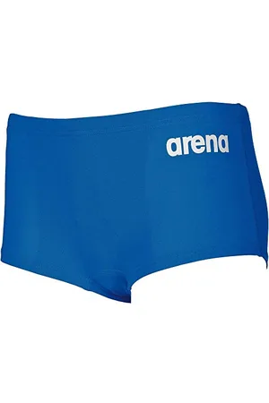 Arena B Solid Squared Short jr Maillot de Bain Garçon, Bleu (Royal/White), FR : XL (Taille Fabricant : 12-13)
