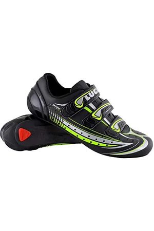 Cubus Chaussure de Cyclisme Mega, pour Route, avec Semelle en Carbone et Triple Bande Velcro. (45 EU)