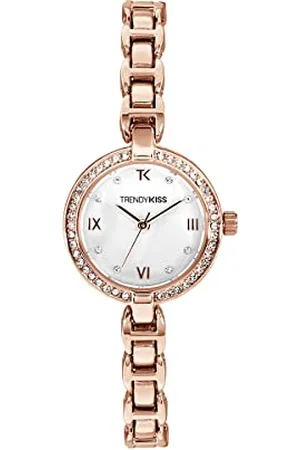 Trendy Kiss Femme Analogique Quartz Montre avec Bracelet en Métal TM10163-03