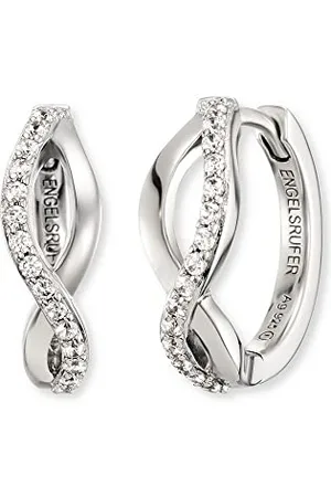 Engelsrufer Aux femmes Argent sterling Oxyde de Zirconium Boucles d