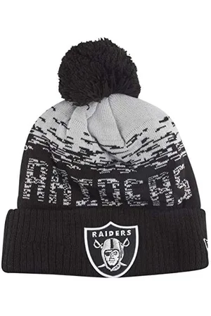 New Era NFL Sport Knit Bonnet Beanie - Oakland Raiders