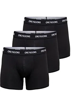 Only & Sons ONSFITZ Solid Trunk 3PACK3854 Noos Caleçon, , M pour des Hommes