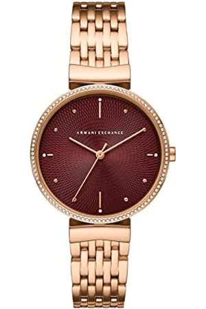 Armani Exchange Montre pour Femme, Mouvement à Trois Aiguilles, Boîtier en Acier Inoxydable de 36 mm avec Bracelet en Acier Inoxydable, AX5912