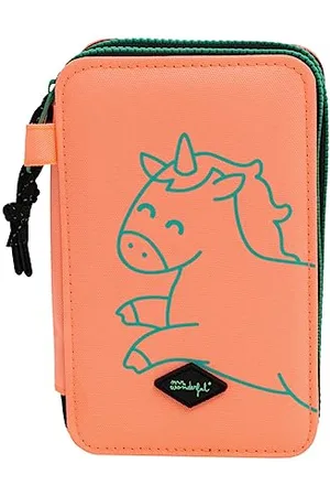 Mr Wonderful Trousse Scolaire complète avec 2 Compartiments My Creativity Has n, , Moderne