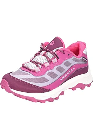 Merrell Moab Speed Low WTRPF Chaussure de randonnée, Grey/Berry, 43 EU
