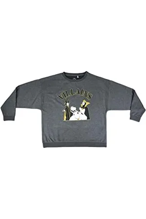 Disney Cerdá Sudadera Glitter Cotton Brushed VILLANAS Maillot de survêtement, , S Femme