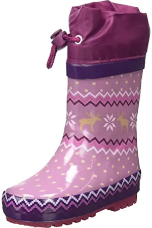Playshoes Bottes En Caoutchouc Doublées Bottes de pluie Mixte Enfant, , 30/31 EU