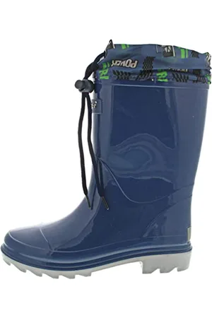 Richter Kinderschuhe Rainboots Botte de Pluie, Bleu foncé (7201), 25 EU