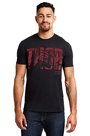 Marvel Thor Text T-Shirt, , (Taille Fabricant: Medium) Homme