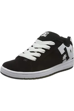 Dcshoes Jungen Court Graffik Chaussure de skate, Noir Blanc, 30.5 EU