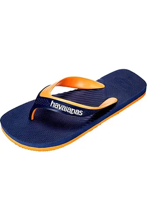 Havaianas Casual 2.0, Tongues Homme, Bleu Marine Bégonia Orange, 35/36 EU