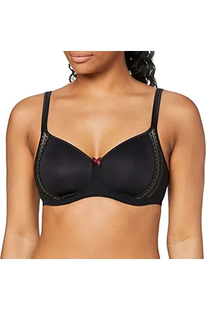 Anita Rosa Faia - BH 5654 - Soutien-gorge de tous les jours - Sans armature - Femme - (Schwarz/Schwarz) - 100B (Taille fabricant: 38B)