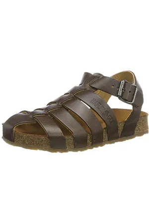 Haflinger Pepe Sandales Bride Cheville, Marron (Dunkelbraun), 25 EU